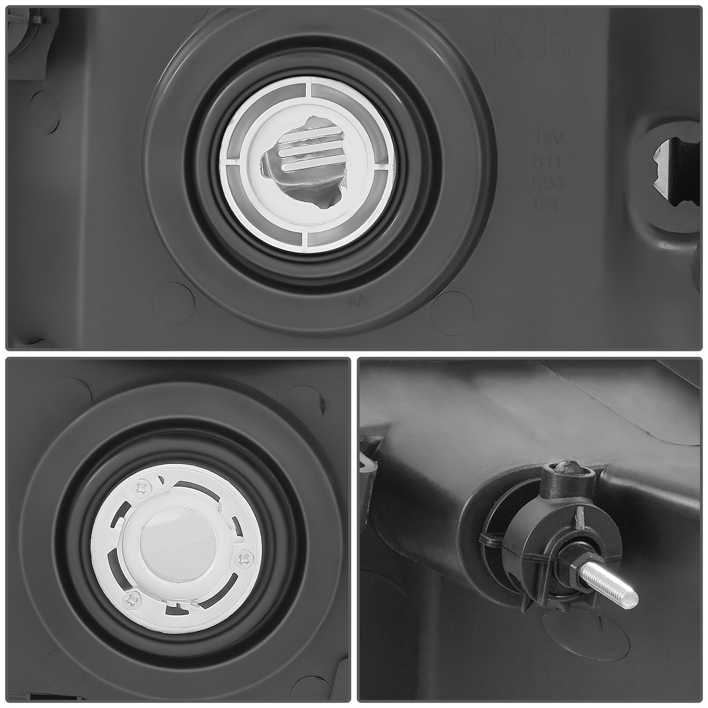 FAROS 07-13 GMC SIERRA 1500 / 07-14 GMC SIERRA 2500 HD / 07-14 GMC SIERRA 3500 HD - 9005 HIGH / H11 LOW / 194 MARKER - CHROME / AMBER