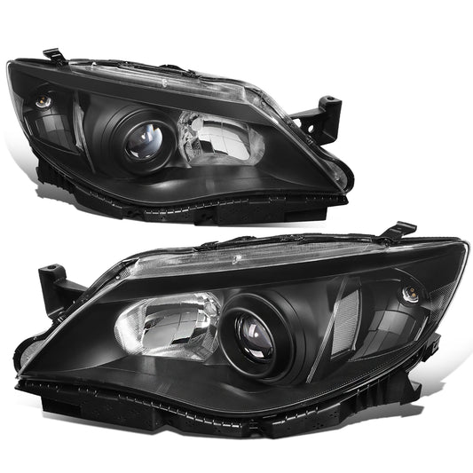 FAROS 08-11 SUBARU IMPREZA - FITS MODELS W/ FACTORY EQUIPPED HALOGEN HEADLIGHTS - DOES NOT FIT MODELS W/ FACTORY EQUIPPED HID HEADLIGHTS - OE STYLE - H11 LOW / 9005 HIGH / 1157A SIGNAL - BLACK HOUSING / CLEAR CORNER