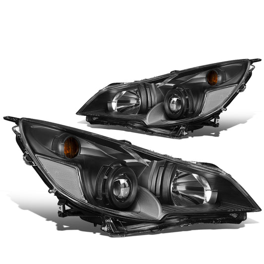 FAROS 10-14 SUBARU OUTBACK, LEGACY - PROJECTOR - 9005 HIGH BEAM / H1 LOW BEAM - BLACK HOUSING / CLEAR CORNER
