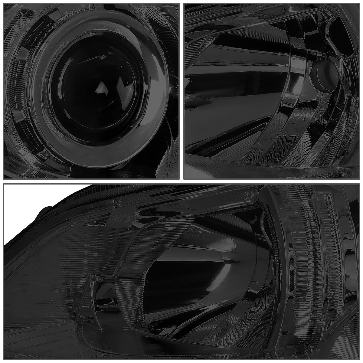 FAROS 10-14 SUBARU OUTBACK, LEGACY - PROJECTOR - 9005 HIGH BEAM / H1 LOW BEAM - SMOKE HOUSING / CLEAR CORNER