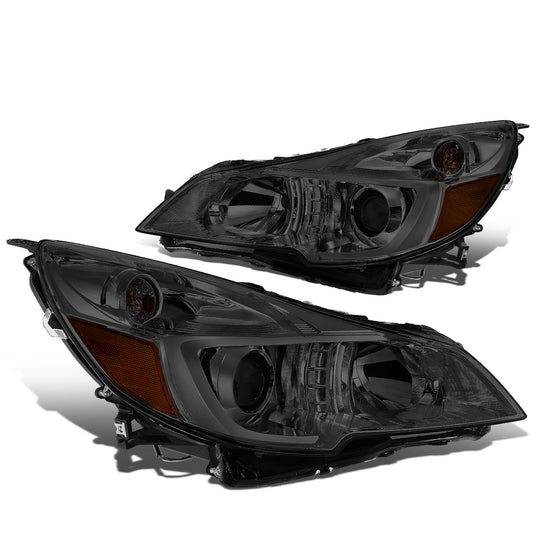 FAROS 10-14 SUBARU OUTBACK, LEGACY - PROJECTOR - 9005 HIGH BEAM / H1 LOW BEAM - SMOKE HOUSING / AMBER CORNER