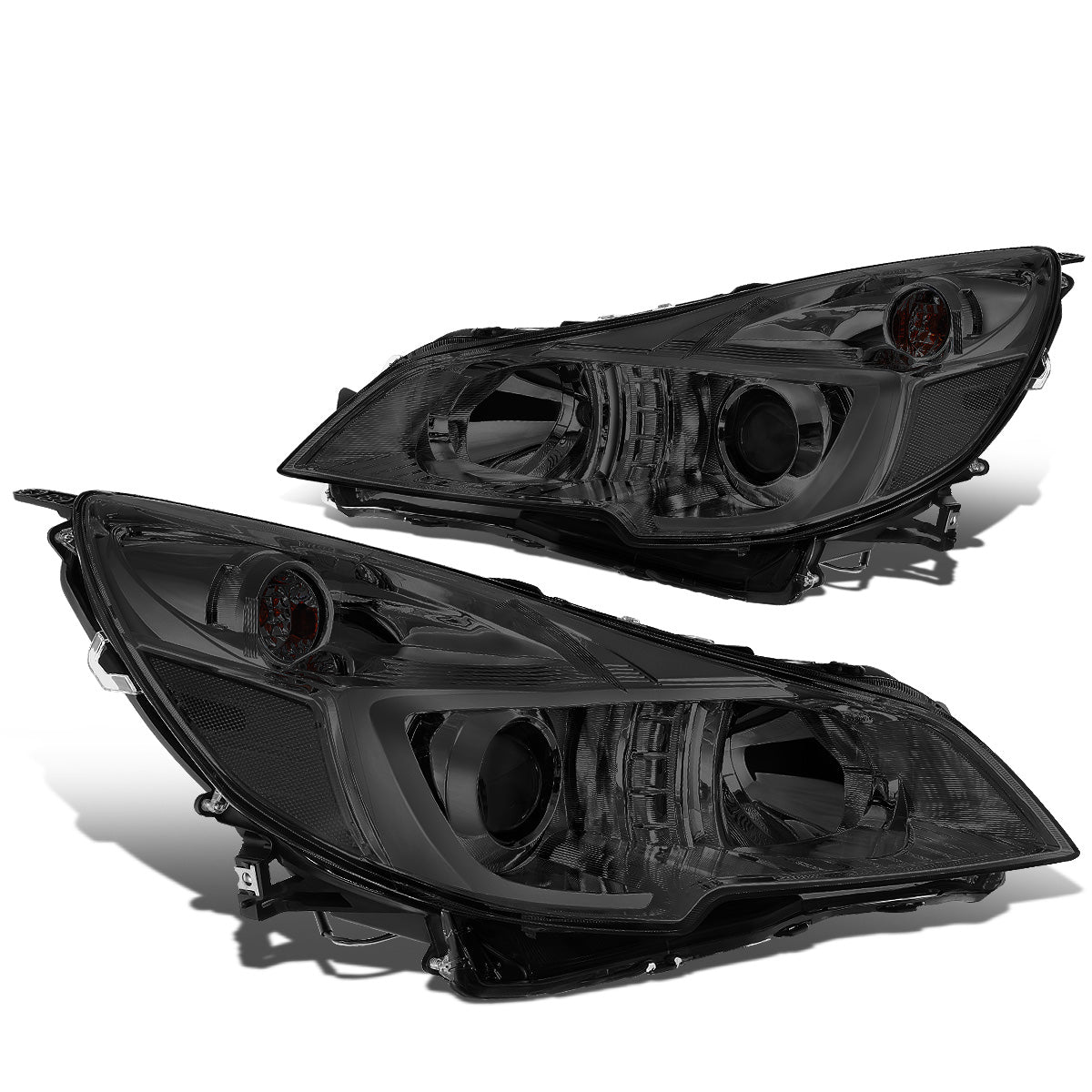 FAROS 10-14 SUBARU OUTBACK, LEGACY - PROJECTOR - 9005 HIGH BEAM / H1 LOW BEAM - SMOKE HOUSING / CLEAR CORNER
