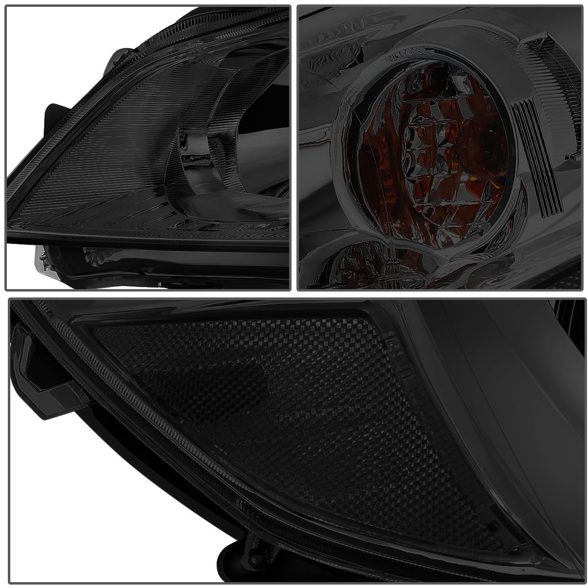 FAROS 10-14 SUBARU OUTBACK, LEGACY - PROJECTOR - 9005 HIGH BEAM / H1 LOW BEAM - SMOKE HOUSING / CLEAR CORNER