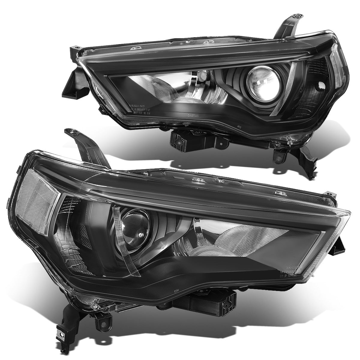 FAROS 14-20 TOYOTA 4RUNNER - PROJECTOR - H11 LOW BEAM / 9005 HIGH BEAM / 7444NA TURN SIGNAL - BLACK HOUSING / CLEAR CORNER