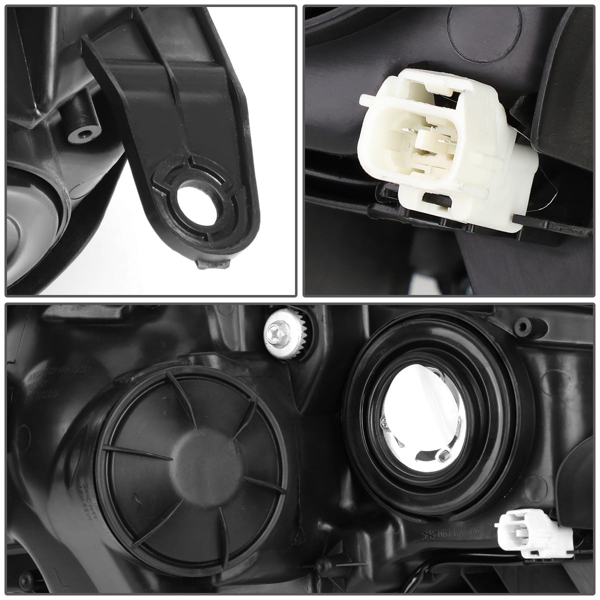 FAROS 14-20 TOYOTA 4RUNNER - PROJECTOR - H11 LOW BEAM / 9005 HIGH BEAM / 7444NA TURN SIGNAL - CHROME HOUSING / CLEAR CORNER