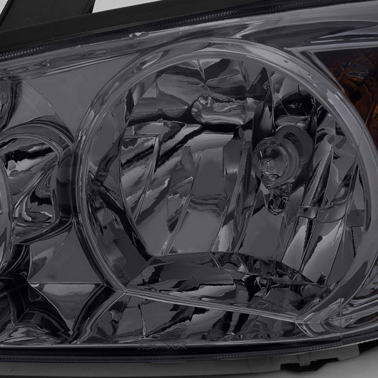 FAROS 02-04 TOYOTA CAMRY 4-DOOR - 9006 LOW BEAM / 9005 HIGH BEAM / 3457A TURN SIGNAL - CHROME HOUSING / AMBER CORNER