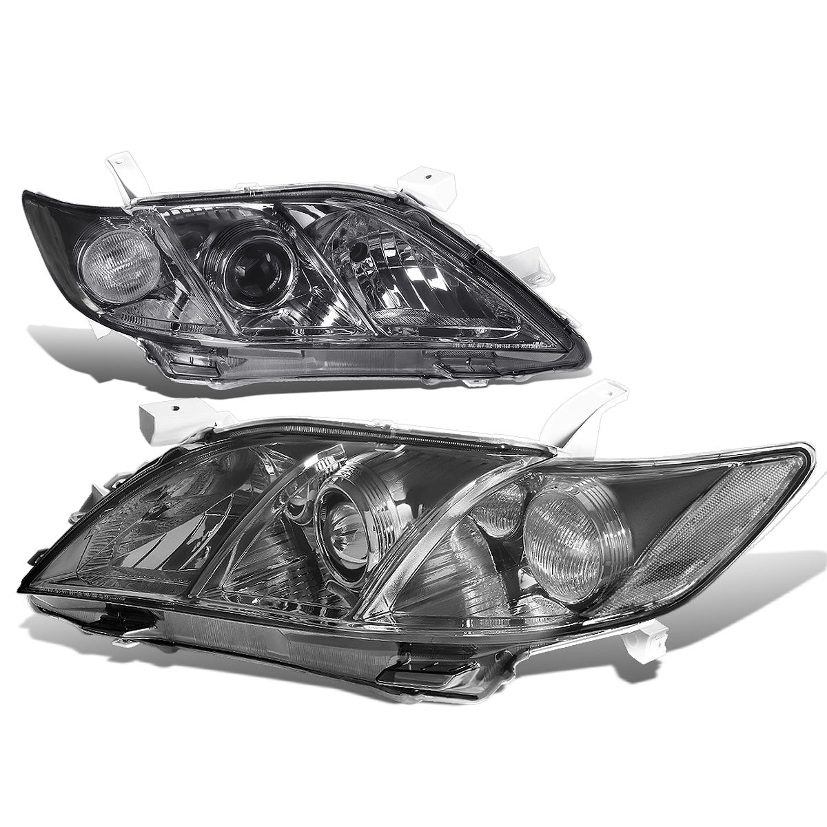 FAROS 07-09 TOYOTA CAMRY - H1 LOW BEAM / 9005 HIGH BEAM / 3457A TURN SIGNAL - SMOKE HOUSING / CLEAR CORNER