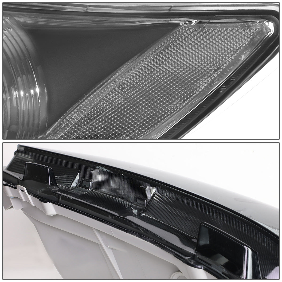 FAROS 07-09 TOYOTA CAMRY - H1 LOW BEAM / 9005 HIGH BEAM / 3457A TURN SIGNAL - SMOKE HOUSING / CLEAR CORNER