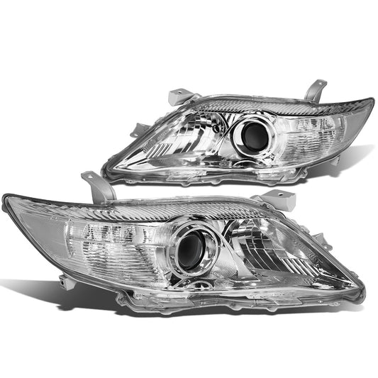 FAROS 10-11 TOYOTA CAMRY - PROJECTOR - H11 LOW BEAM / 9005 HIGH BEAM / 7440A TURN SIGNAL - CHROME HOUSING / CLEAR CORNER