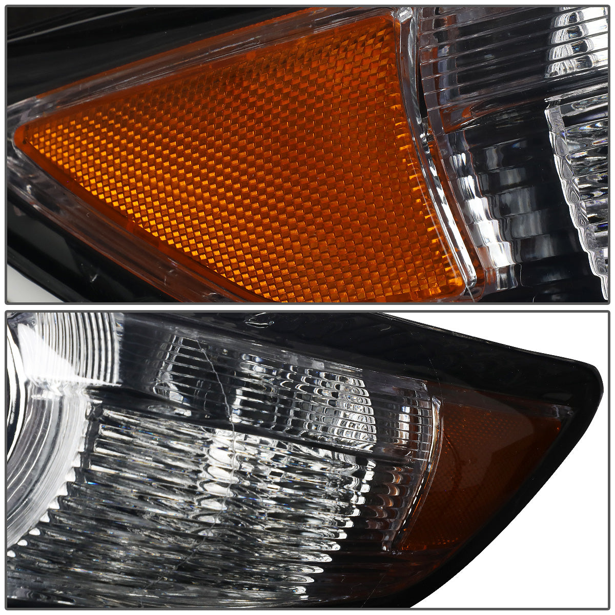 FAROS 10-11 TOYOTA CAMRY - PROJECTOR - H11 LOW BEAM / 9005 HIGH BEAM / 7440A TURN SIGNAL - SMOKE HOUSING / AMBER CORNE