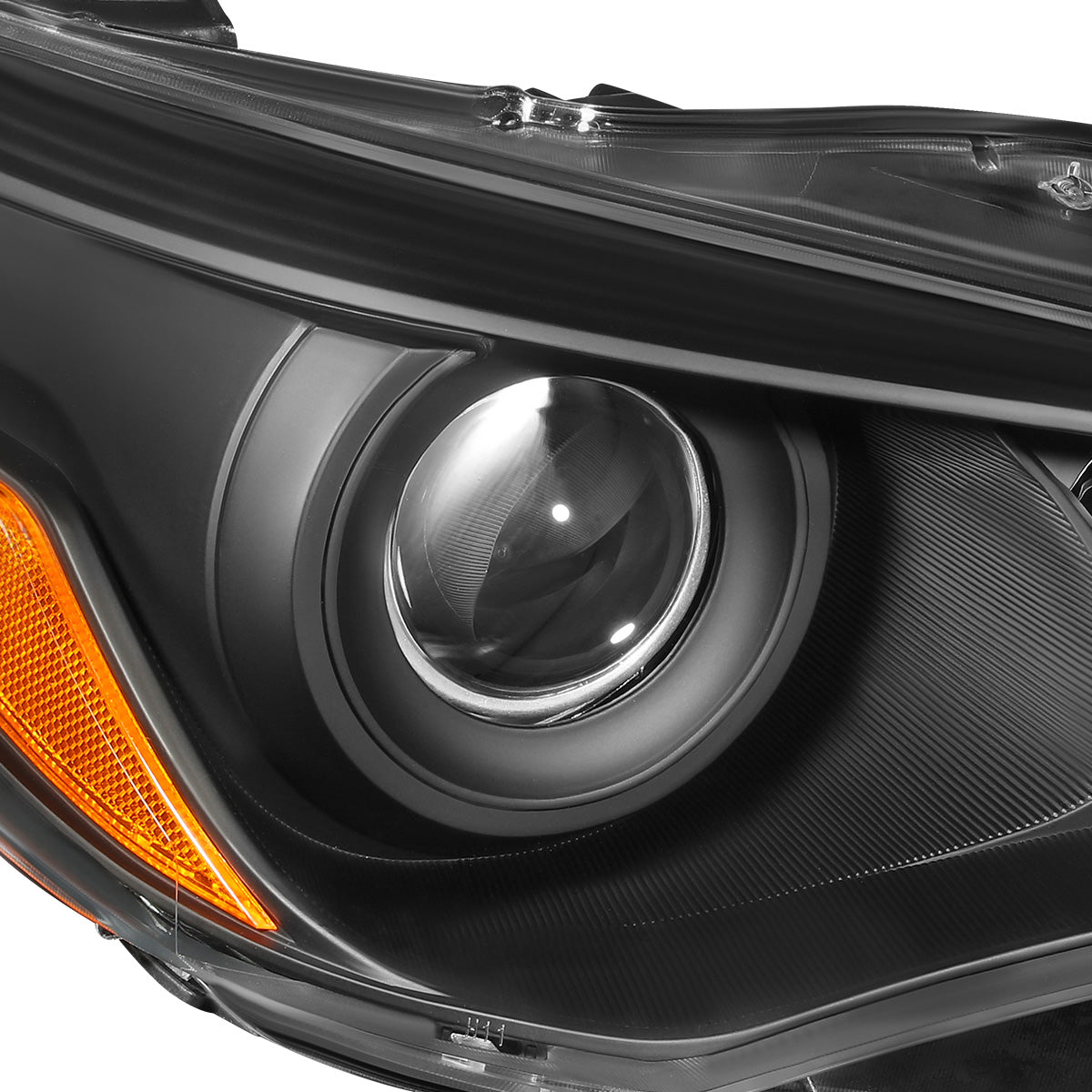 FAROS 15-17 TOYOTA CAMRY - FITS MODELS W/ HALOGEN HEADLIGHTS - PROJECTOR LOW BEAM - 9005 HIGH / H11 LOW BEAM - BLACK HOUSING / AMBER CORNER