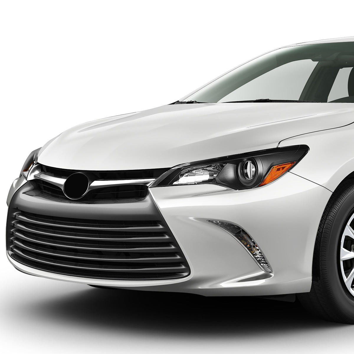 FAROS 15-17 TOYOTA CAMRY - FITS MODELS W/ HALOGEN HEADLIGHTS - PROJECTOR LOW BEAM - 9005 HIGH / H11 LOW BEAM - BLACK HOUSING / AMBER CORNER