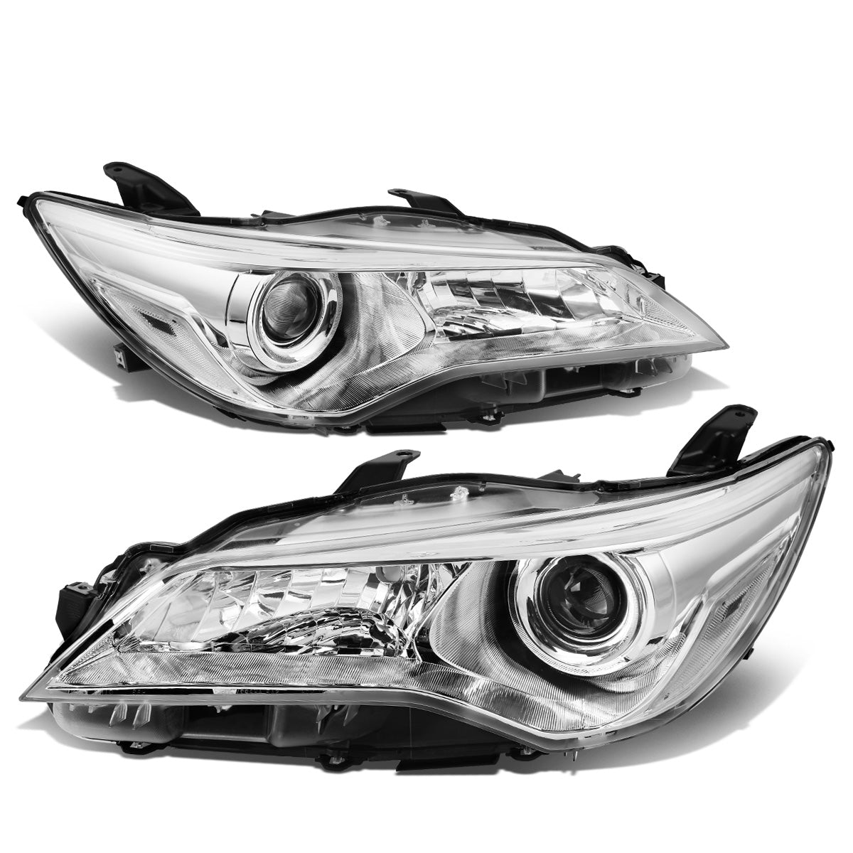 FAROS 15-17 TOYOTA CAMRY - FITS MODELS W/ HALOGEN HEADLIGHTS - PROJECTOR LOW BEAM - 9005 HIGH / H11 LOW BEAM - CHROME HOUSING / CLEAR CORNER