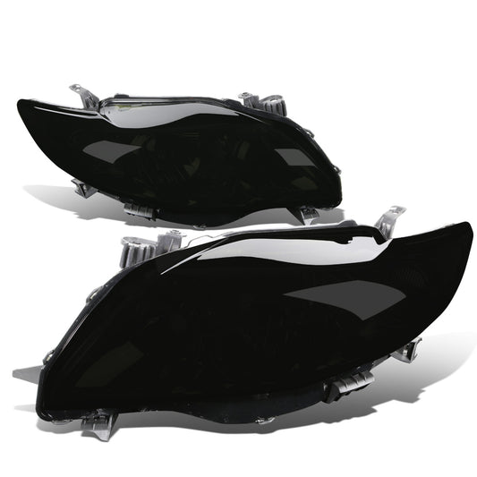 FAROS 09-10 TOYOTA COROLLA - 9006 LOW BEAM / 9005 HIGH BEAM / 3457A TURN SIGNAL - SMOKE HOUSING / CLEAR CORNER