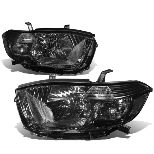 FAROS 08-10 TOYOTA HIGHLANDER - H4 LOW BEAM / HIGH BEAM / 7440A TURN SIGNAL - SMOKE HOUSING / CLEAR CORNER