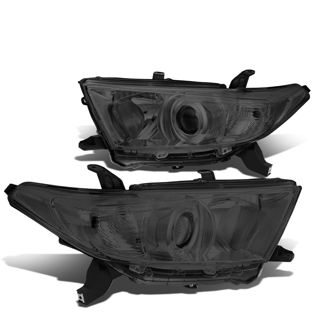 FAROS 11-13 TOYOTA HIGHLANDER - PROJECTOR - 9005 LOW BEAM / H11 HIGH BEAM / 3457A TURN SIGNAL - SMOKE HOUSING / CLEAR CORNER
