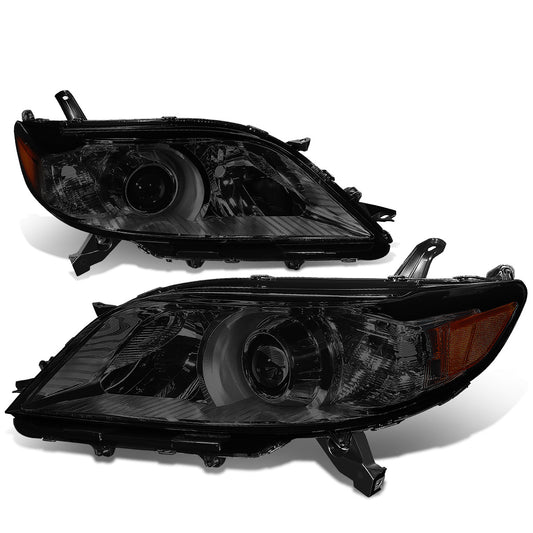 FAROS 11-17 TOYOTA SIENNA XL30 - FITS MODELS W/ HALOGEN HEADLIGHTS ONLY - PROJECTOR - H11 LOW BEAM / 9005 HIGH BEAM / 3457A TURN SIGNAL - SMOKE HOUSING / AMBER CORNER
