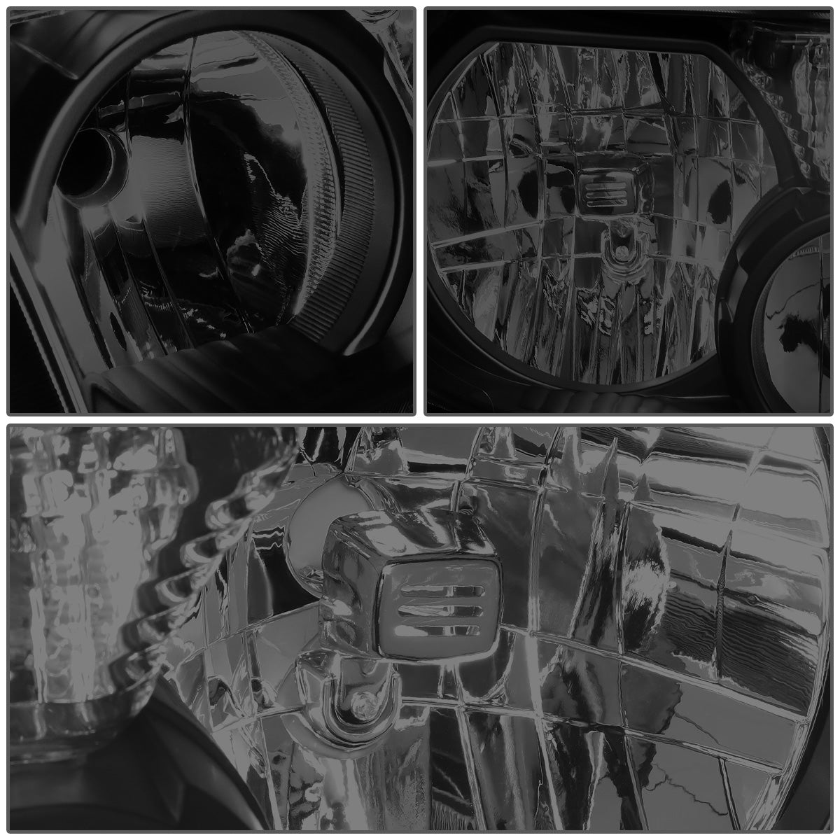 FAROS 07-13 TOYOTA TUNDRA / 08-17 TOYOTA SEQUOIA - DOES NOT FIT 09-12 TUNDRA W/ HEADLIGHT LEVEL ADJUSTER - DOES NOT FIT '12 SEQUOIA WITH HEADLIGHT WASHER - H11 LOW BEAM / 9005 HIGH BEAM / 4157NA TURN SIGNAL - BLACK HOUSING / SMOKE LENS / CLEAR CORNER