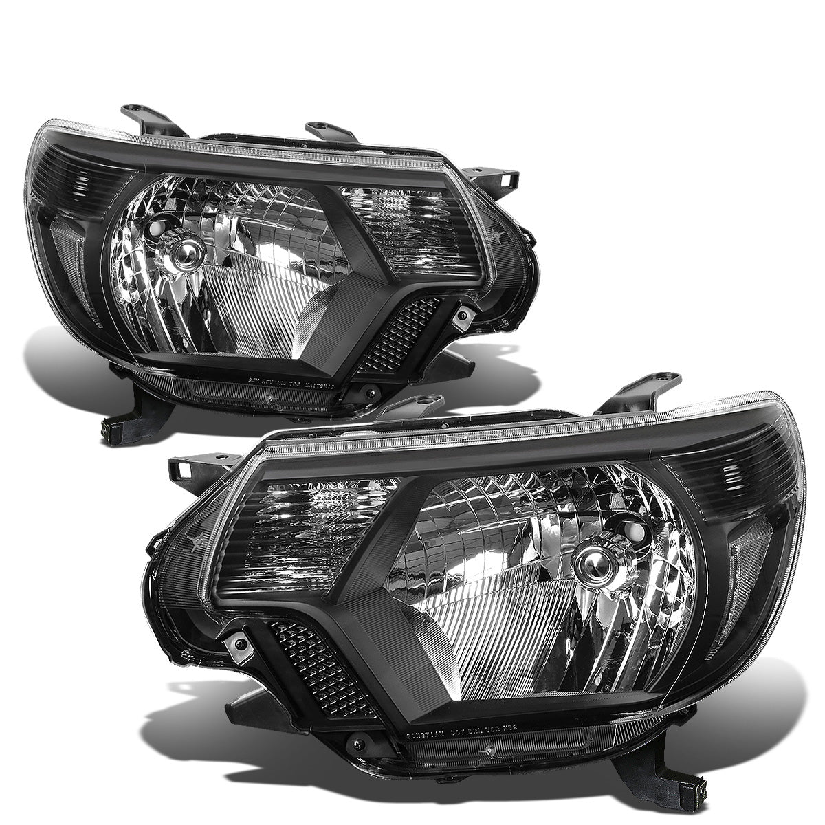 FAROS 12-15 TOYOTA TACOMA - H4 LOW BEAM / HIGH BEAM / 4157NA TURN SIGNAL - BLACK HOUSING / CLEAR CORNER