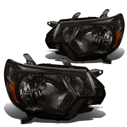 FAROS 12-15 TOYOTA TACOMA - H4 LOW BEAM / HIGH BEAM / 4157NA TURN SIGNAL - SMOKE HOUSING / AMBER CORNER