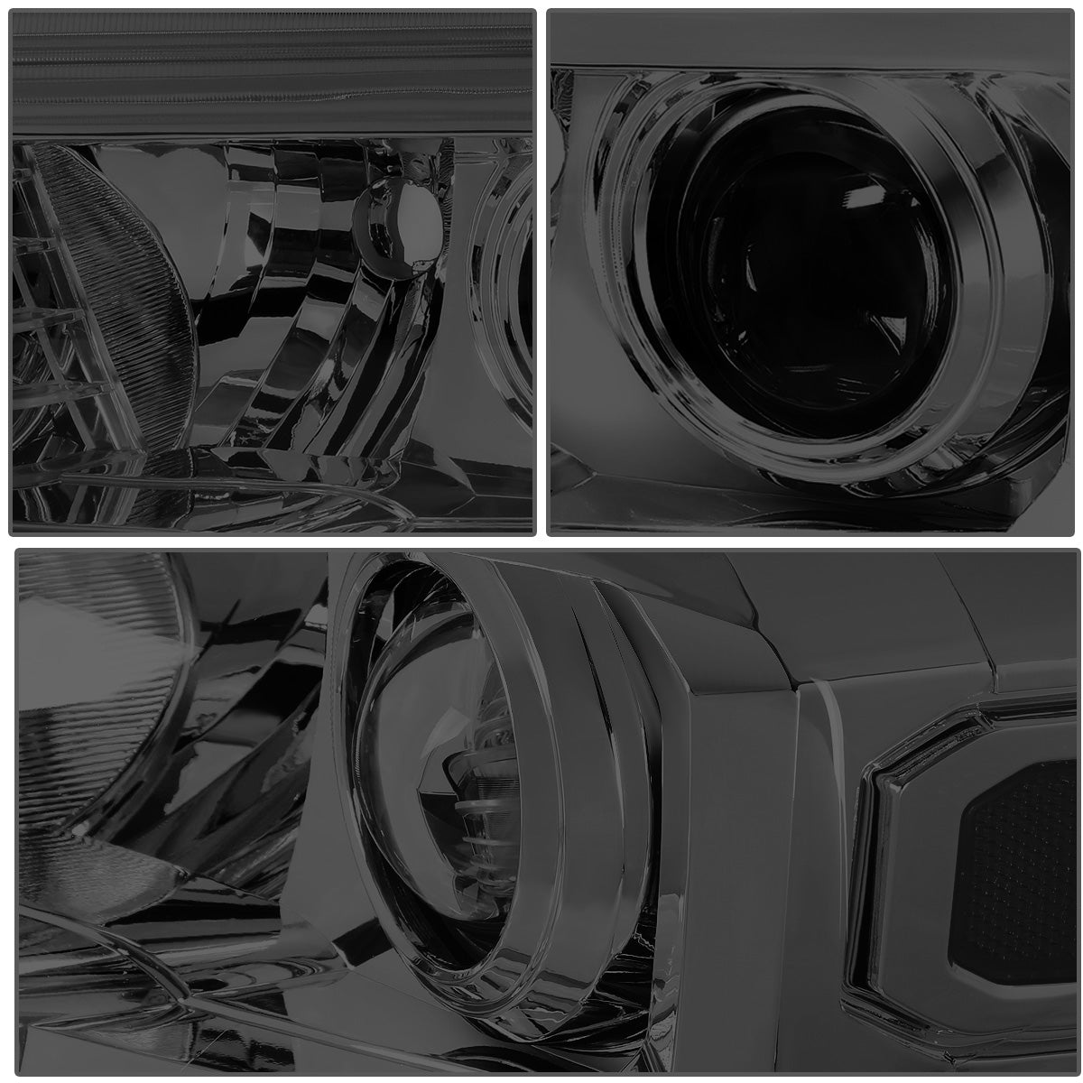 FAROS 16-18 TOYOTA TACOMA - FITS MODELS W/O LED RUNNING LIGHTS - PROJECTOR - H11 LOW / H9 HIGH / 7440 SIGNAL / 2825 MARKER - SMOKE HOUSING / CLEAR CORNER