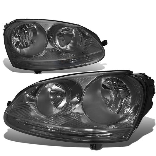 FAROS 05-10 VW JETTA / 06-09 VW RABBIT - H4 LOW BEAM / H7 HIGH BEAM / 1156A TURN SIGNAL - SMOKE HOUSING / CLEAR CORNER