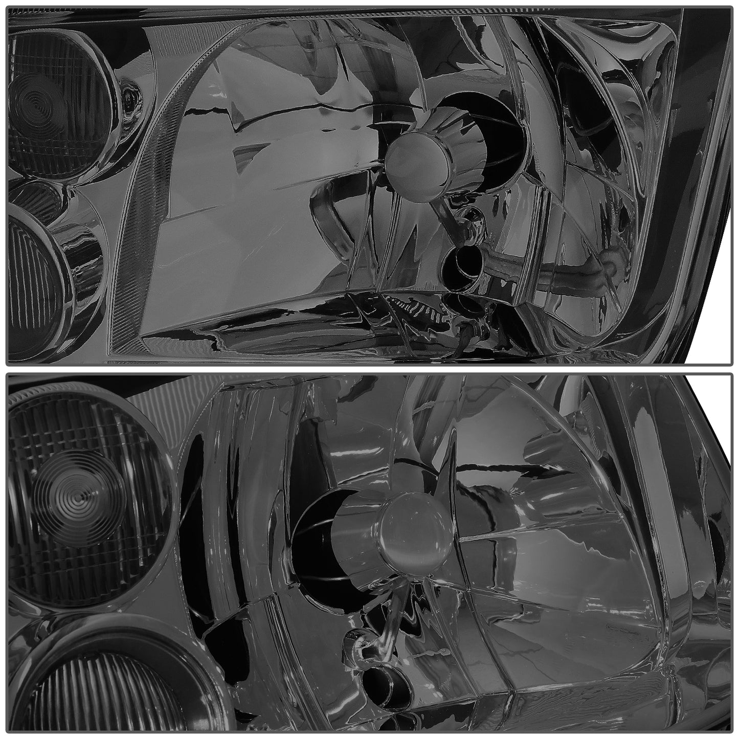 FAROS 99-05 VOLKSWAGEN JETTA - H4 LOW BEAM / HIGH BEAM / 2827 TURN SIGNAL - SMOKE HOUSING