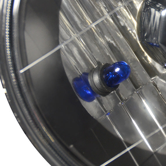 FAROS 7 X 7 ROUND - DIAMOND - BLACK - H4 LOW BEAM / HIGH BEAM