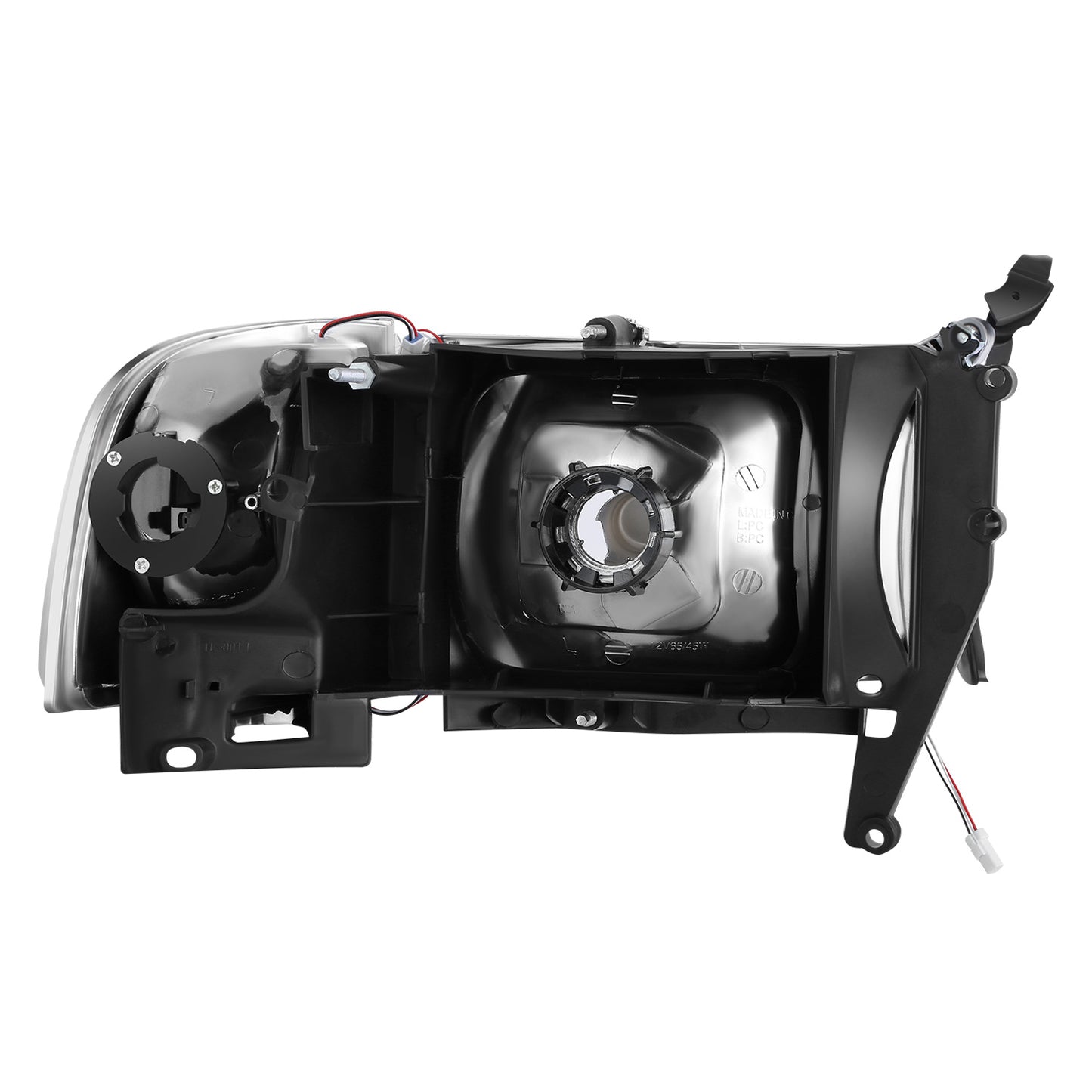 FAROS DODGE RAM 1500 1994-2001 / DODGE RAM 2500 1994-2002 / DODGE RAM 3500 1994-2002 - EXCLUDES SPORT MODELS - RGB LED LIGHT BAR - 9004 LOW BEAM / HIGH BEAM - CHROME HOUSING / AMBER CORNER