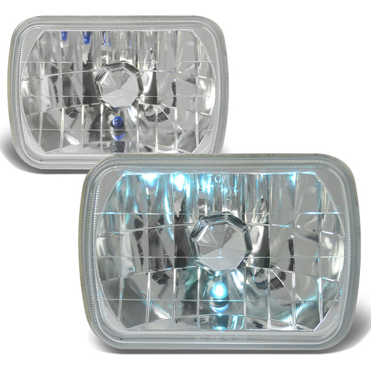 FAROS 7 X 6 RECTANGLE - DIAMOND - CLEAR - H4 LOW BEAM / HIGH BEAM