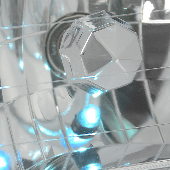 FAROS 7 X 6 RECTANGLE - DIAMOND - CLEAR - H4 LOW BEAM / HIGH BEAM