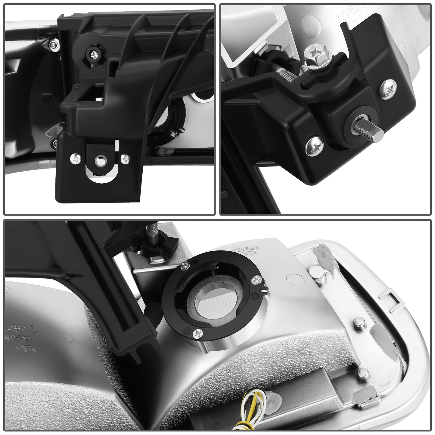 FAROS 99-02 CHEVY SILVERADO/AVALANCHE//WHITE HOOD, WHITE REVERSE, BRIGHT BOTTOM WATER FLASH GUIDE,4P