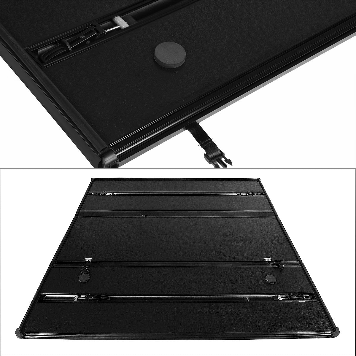 TAPA DE CAJA CAJUELA HARD TRI-FOLD TONNEAU COVER - 05-11 DODGE DAKOTA - FITS MODELS WITH 5FT BED