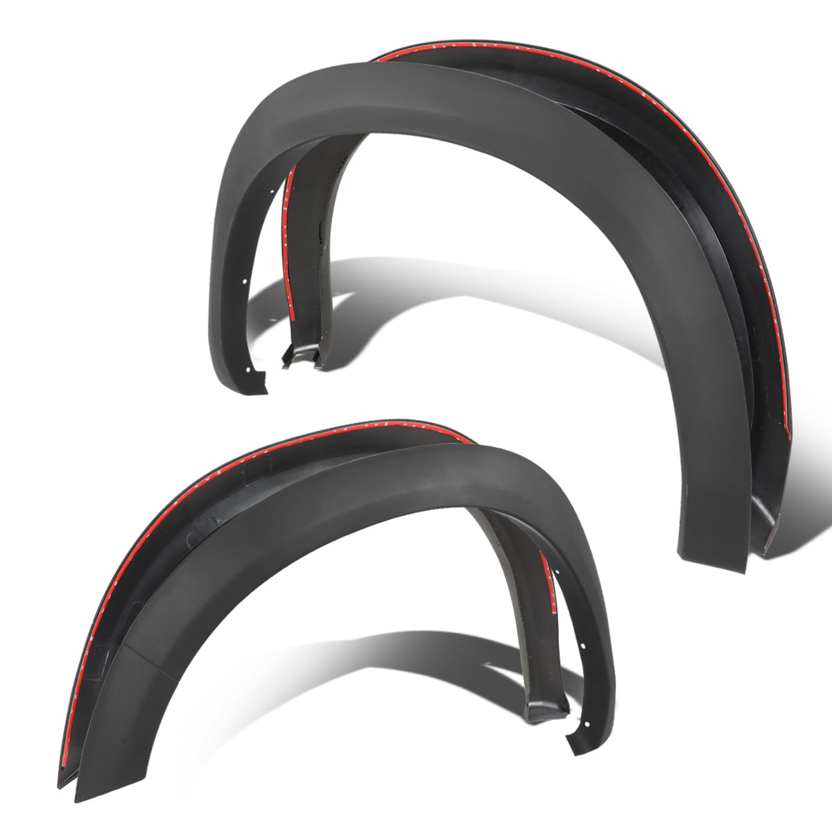 CANTONERAS FENDER FLARE - OE STYLE - 10-18 DODGE RAM 1500 (STEEL BUMPERS) - MATTE BLACK