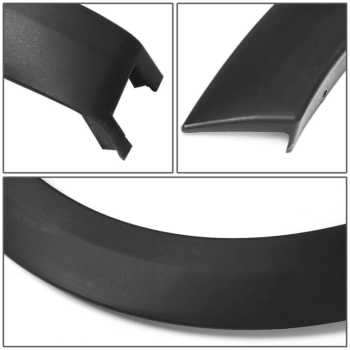 CANTONERAS FENDER FLARE - OE STYLE - 10-18 DODGE RAM 1500 (STEEL BUMPERS) - MATTE BLACK
