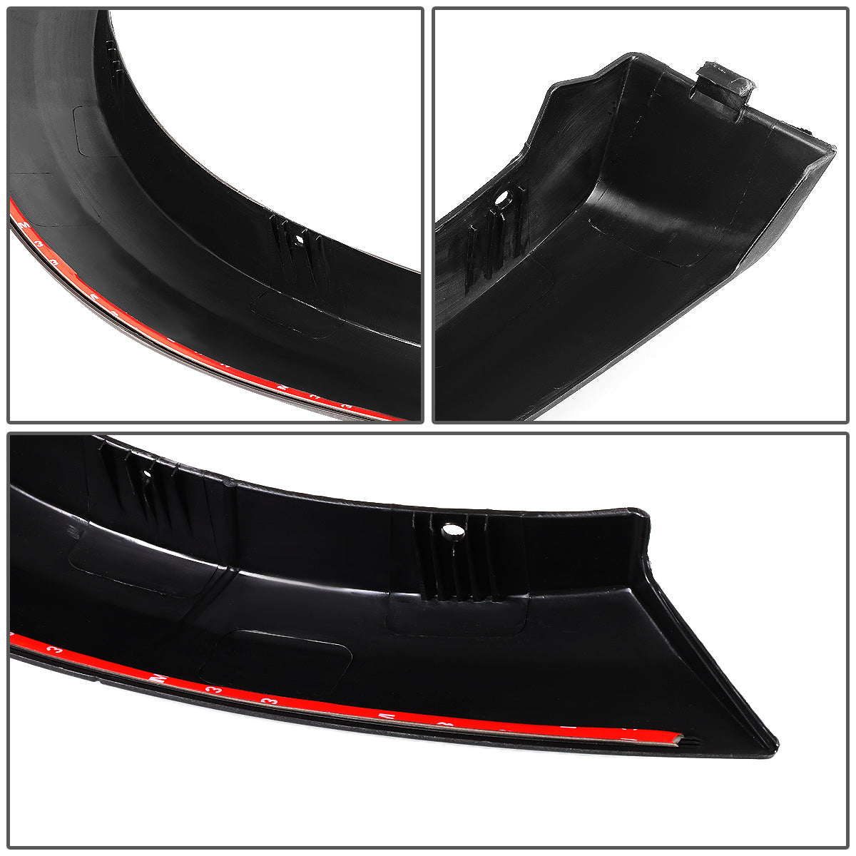 CANTONERAS FENDER FLARE - OE STYLE - 10-18 DODGE RAM 1500 (STEEL BUMPERS) - MATTE BLACK