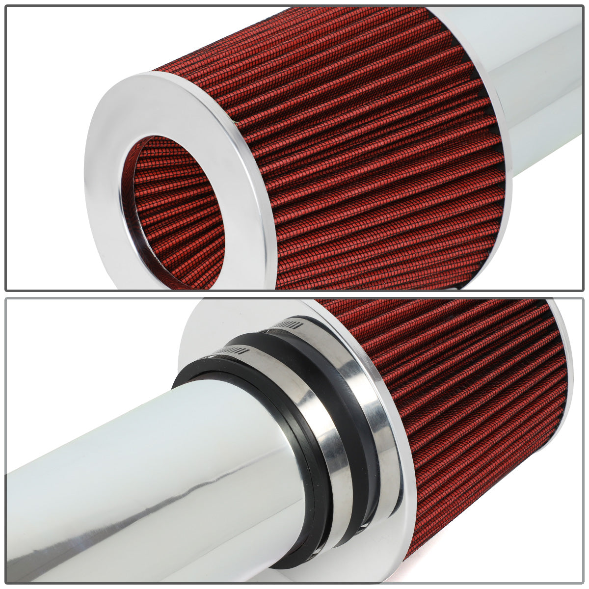 FILTRO DE ALTO FLUJO 94-97 CHEVY CAMARO 5.7L LT1 V8 / 93-96 PONTIAC FIREBIRD 5.7L LT1 V8 - FITS 3.5" MAF SENSOR MODELS ONLY - W/RED FILTER