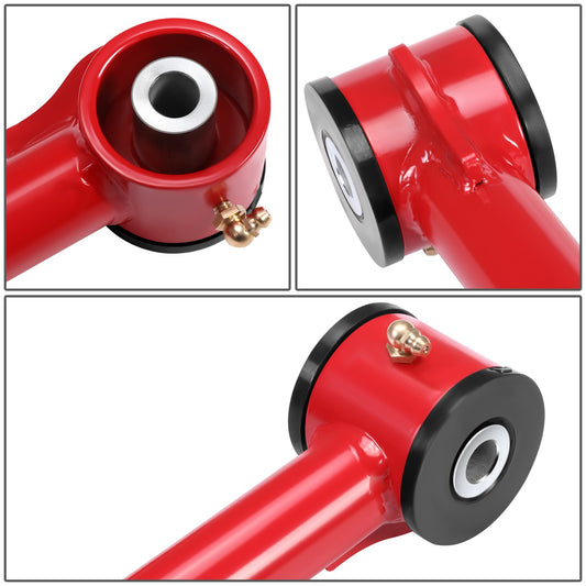 HORQUILLAS 04-15 NISSAN TITAN 2005-19 AMADA 2-4" LIFT,
2004-2015 NISSAN TITAN (EXCLUDES PRO-4X)
2005-2019 NISSAN ARMADA (EXCLUDES PRO-4X)
RED+BLACK