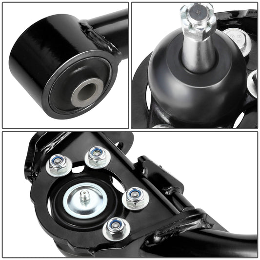 HORQUILLAS 99-06 SILVERADO SIERRA 1500 DUAL SHOCK MOUNT FRONT UPPER CONTROL ARM 2-4" LIFT,
BLACK+BLACK