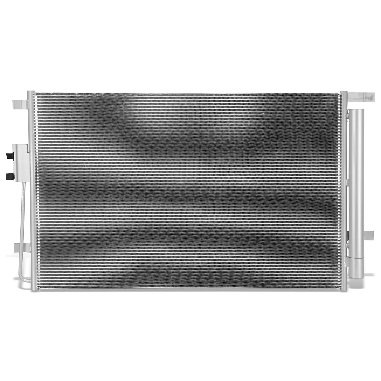 CONDENSADOR HYUNDAI SANTA FE 2019-2020 - FOR 2.4L MODEL - ALUMINUM - SILVER