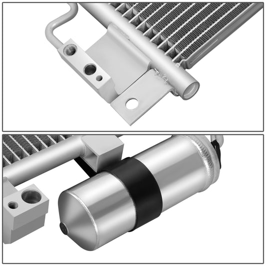 CONDENSADOR NISSAN FRONTIER 2005-2021 / NISSAN PATHFINDER 2008-2012 / NISSAN XTERRA 2006-2015 - ALUMINUM - SILVER