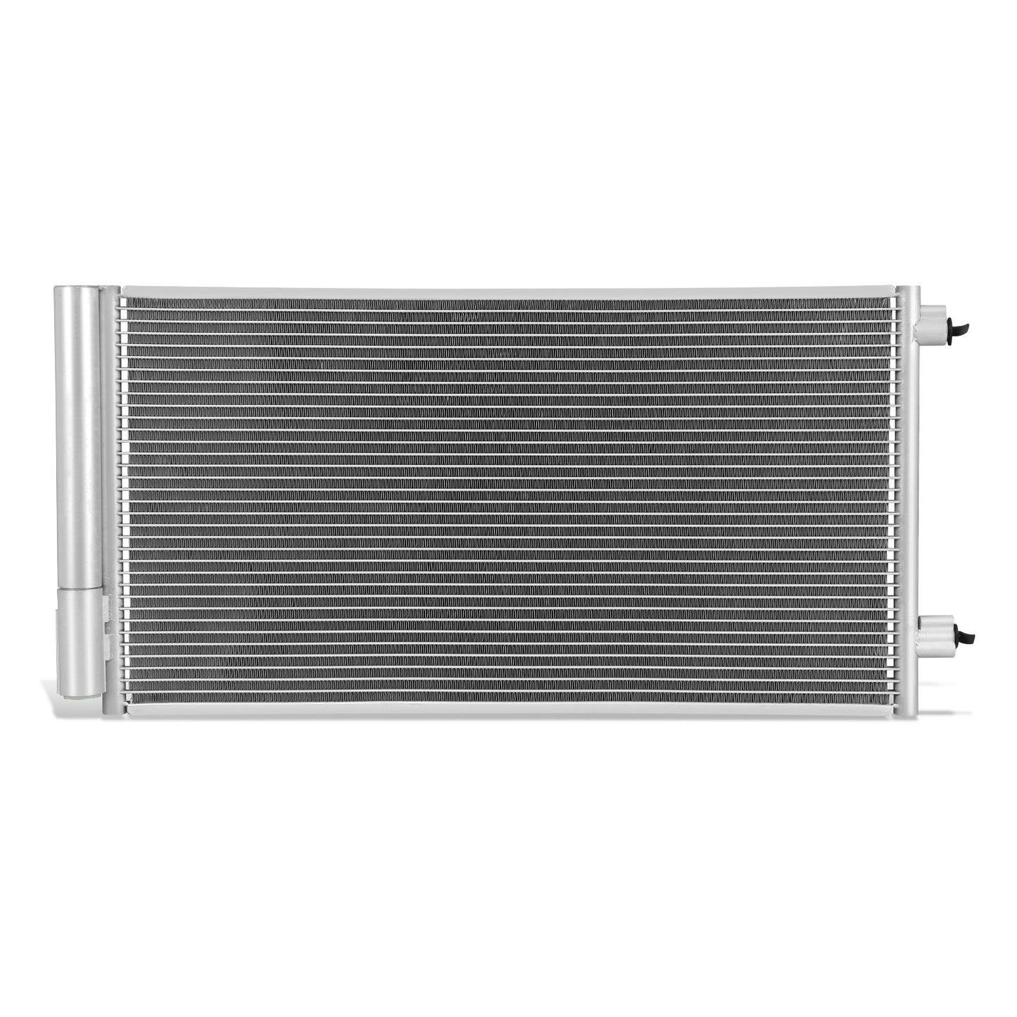 CONDENSADOR FIAT 500X 2016-2018 / JEEP RENEGADE 2015-2021 / RAM PROMASTER CITY 2015-2022 - FOR 2.4L MODEL - ALUMINUM - SILVER