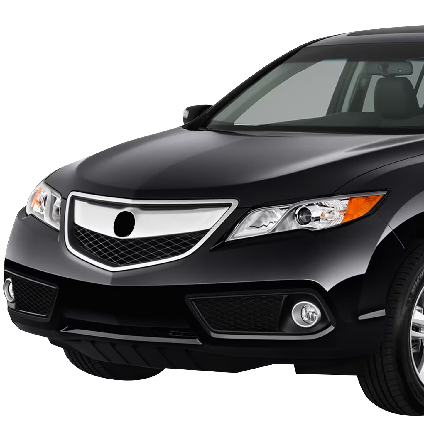 PARRILLA GRILLE - HD RDX '13-'15/'16-'18/ GRILLE ASS'Y 13-15/ CHROME/BLACK/ W/MOULDING FRAME &UPPER/ (FERFORMANCE)//PARTS.NO,AC1200116//OEM NO,71121TX4A01-PFM