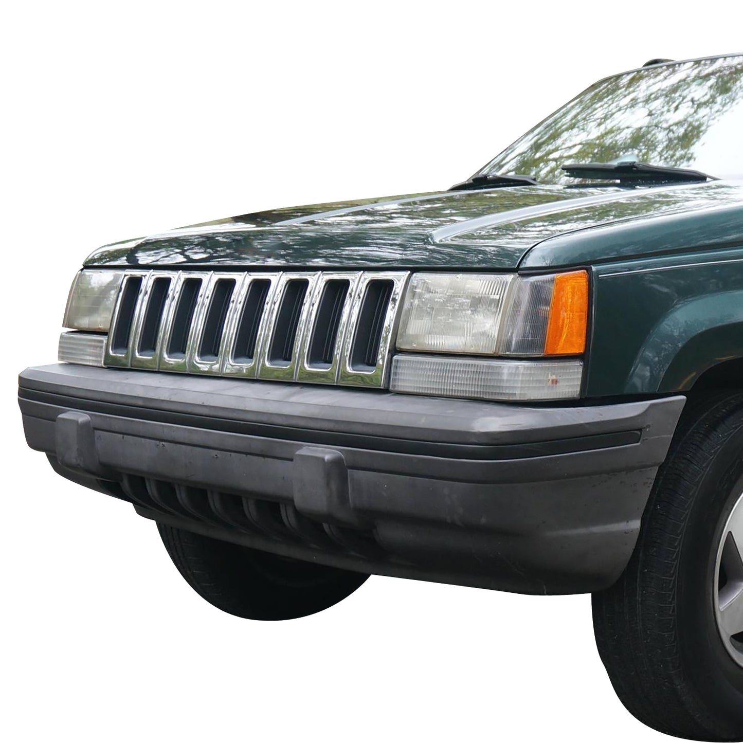 PARRILLA GRILLE - JP GRAND CHRKEE '93-'98/ GRILLE ASS'Y 93-95/ CHROME/GRAY//PARTS.NO,CH1200143//OEM NO,55034094