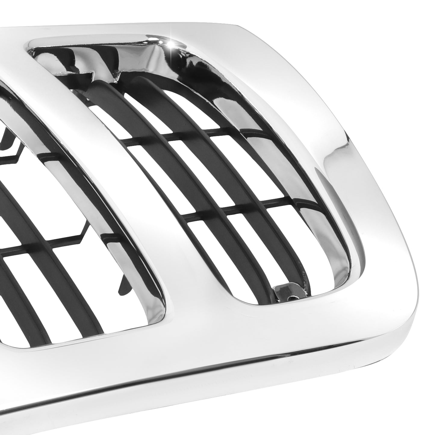 PARRILLA GRILLE - JP GRAND CHRKEE '99-'04/ GRILLE ASS'Y 99-03/ (INNER +OUTER)/ CHROME/BLACK/ (LAREDO) (PERFORMANCE)//PARTS.NO,CH1200234//OEM NO,55155921AC-PFM