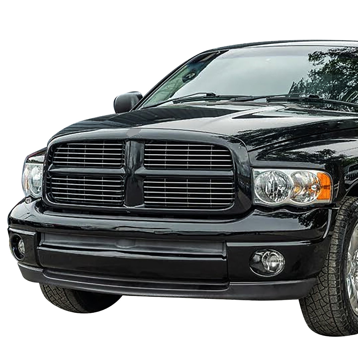 PARRILLA GRILLE - DG RAM '02-'05/ GRILLE ASS'Y/ CHROME BILLET/ W/BLACK FRAME//PARTS.NO,CH1200259//OEM NO,5GR97DX8AE