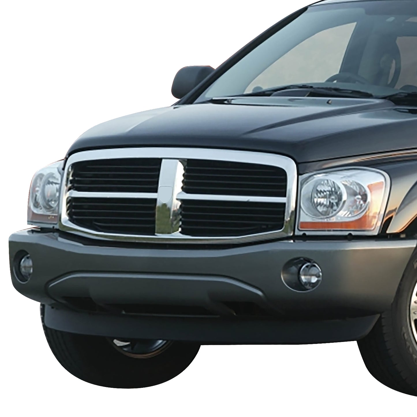 PARRILLA GRILLE - DG DKTA/DURAGO 04-10/ GRILLE ASS'Y 04-06/ CHROME/BLACK/ (DURANGO '04-'06)//PARTS.NO,CH1200274//OEM NO,55077723AC