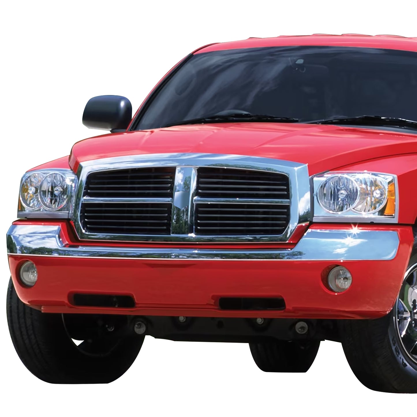 PARRILLA GRILLE - DG DKTA/DURAGO 04-10/ GRILLE ASS'Y 05-07/ CHROME/BLACK/ (DAKOTA '05-'07)//PARTS.NO,CH1200279//OEM NO,55077608AA