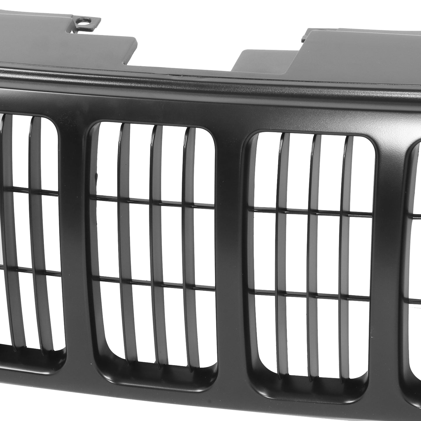 PARRILLA GRILLE - JP GRAND CHRKEE '05-'10/ GRILLE ASS'Y 05-07/ BLK W/BLK FRAME/ (2PC STYLE)//PARTS.NO,CH1200283//OEM NO,5JF941XRAE