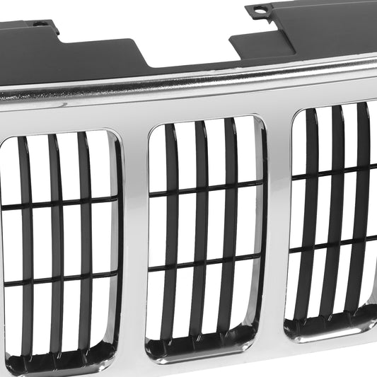 PARRILLA GRILLE - JP GRAND CHRKEE '05-'10/ GRILLE ASS'Y 05-07/ BLK W/CHRM FRAME//PARTS.NO,CH1200284//OEM NO,55156814AE